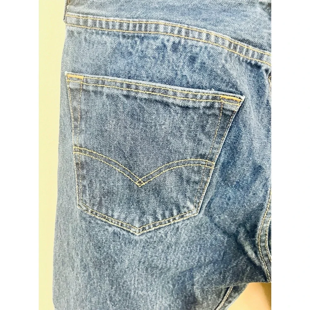 Levi's‎ 501 Original Fit Mens W33 L30 Blue Good Button Fly Straight Leg Jeans